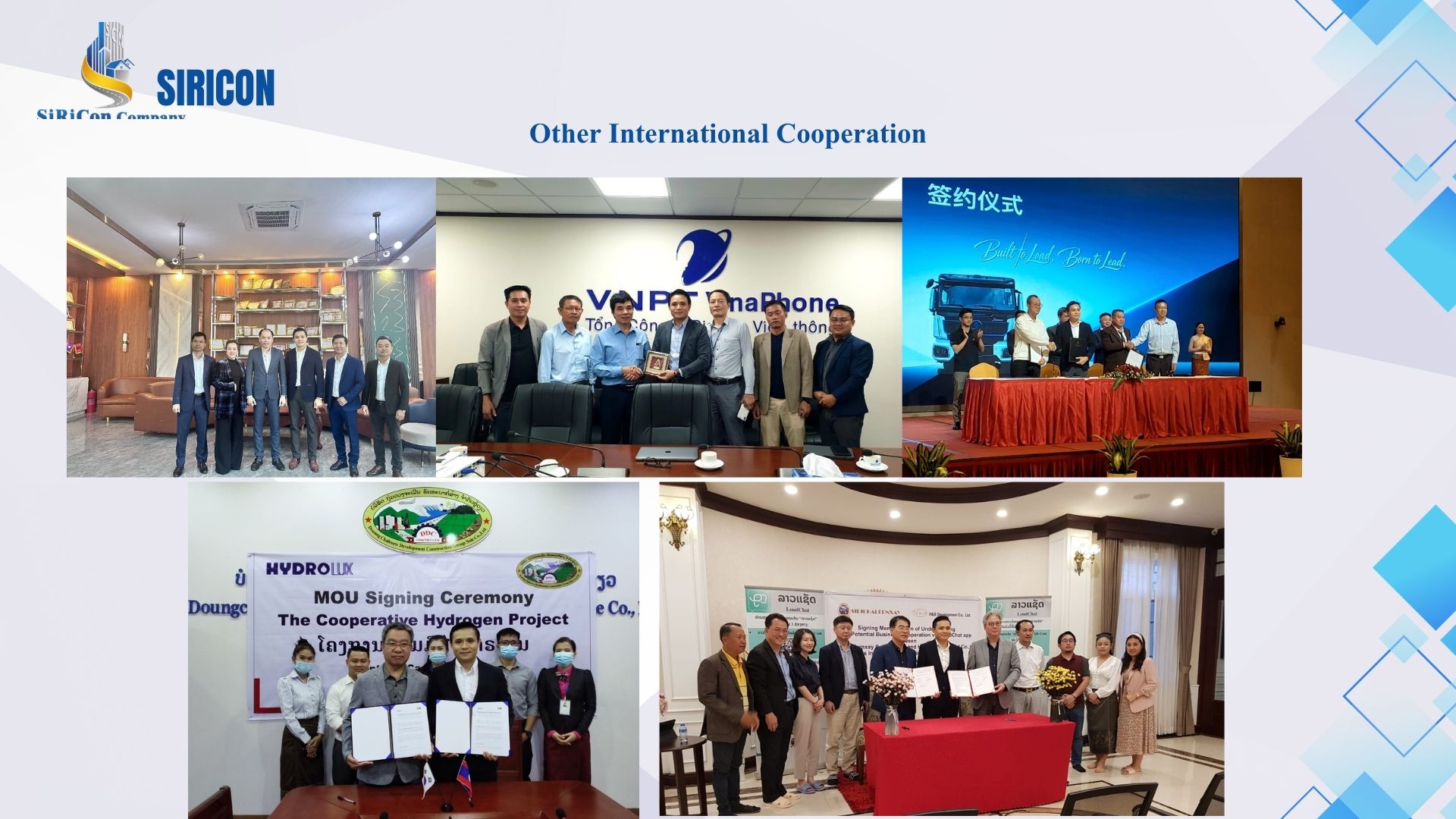 International cooperation