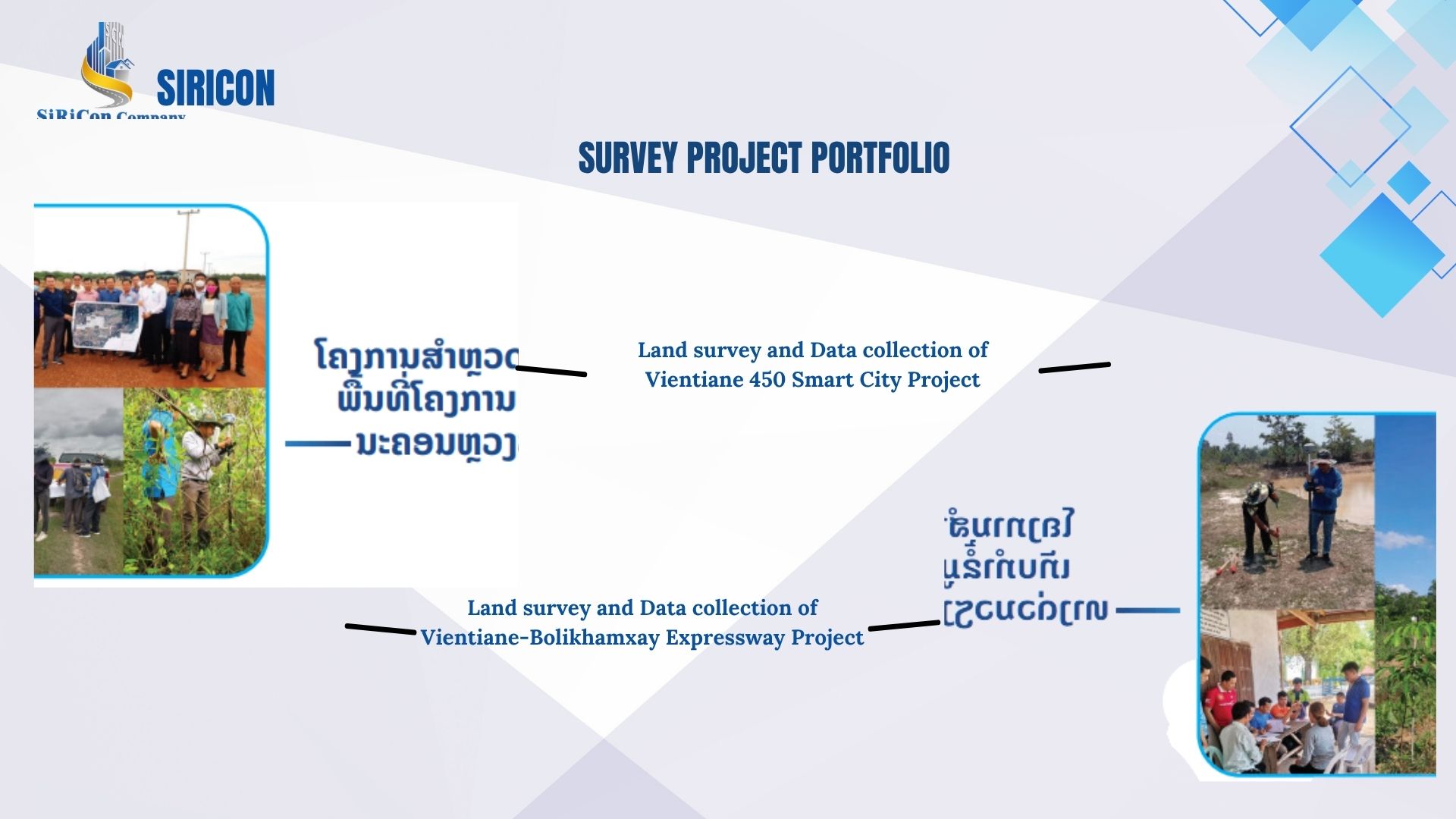 Land survey projects